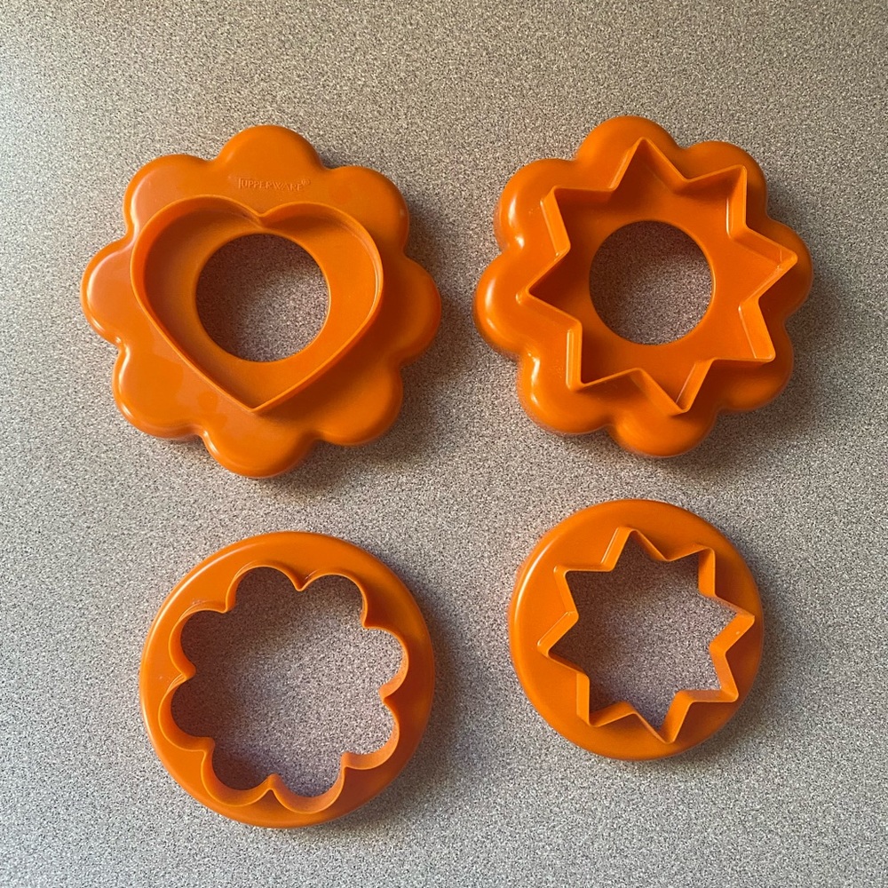 Vintage Tupperware Cookie Cutters